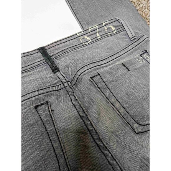 575 Los Angeles Straight Gray Designer Jeans 26 - Picture 4 of 16